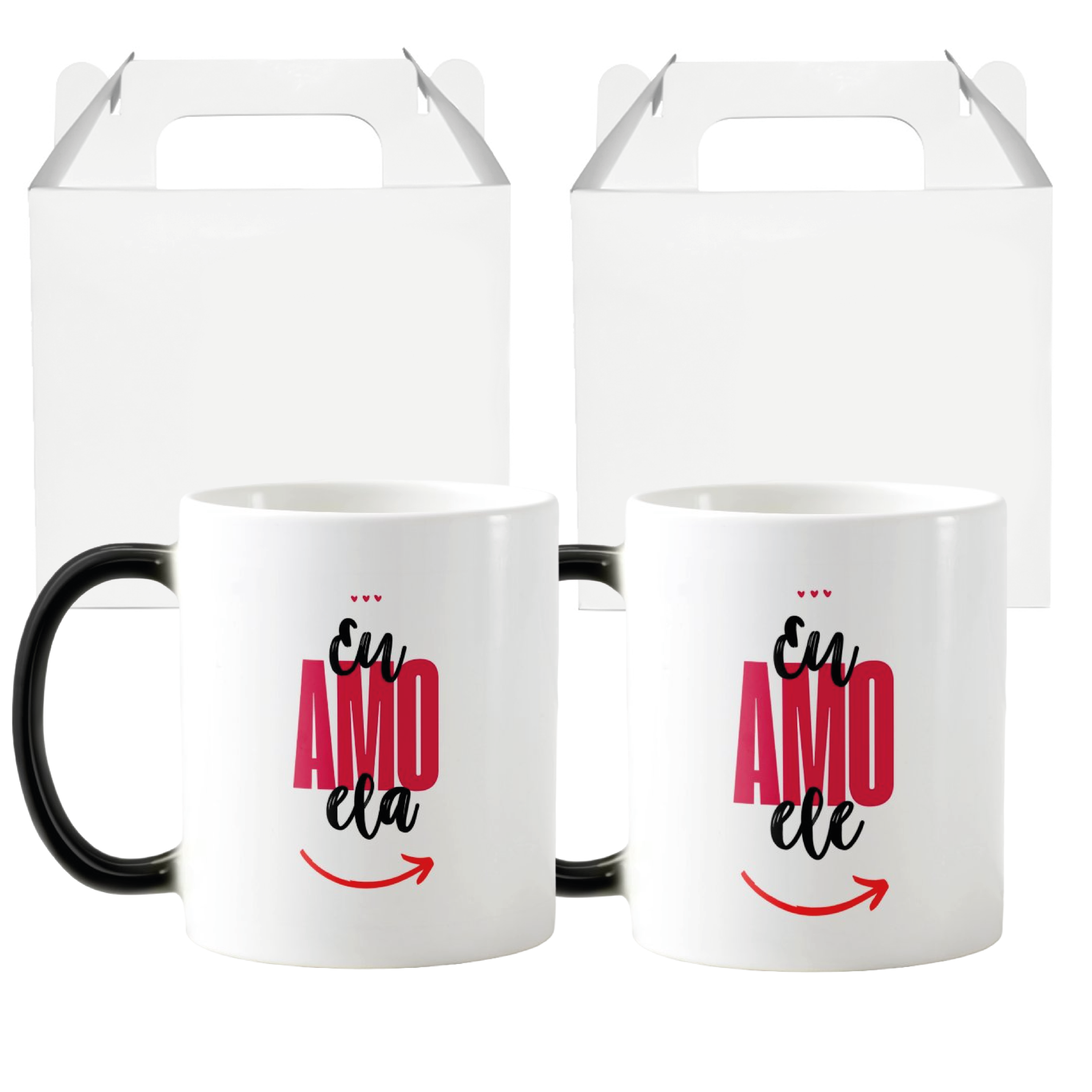 Kit 2 Canecas Mágicas Presente Criativo para Namorada - Outros (Casal)