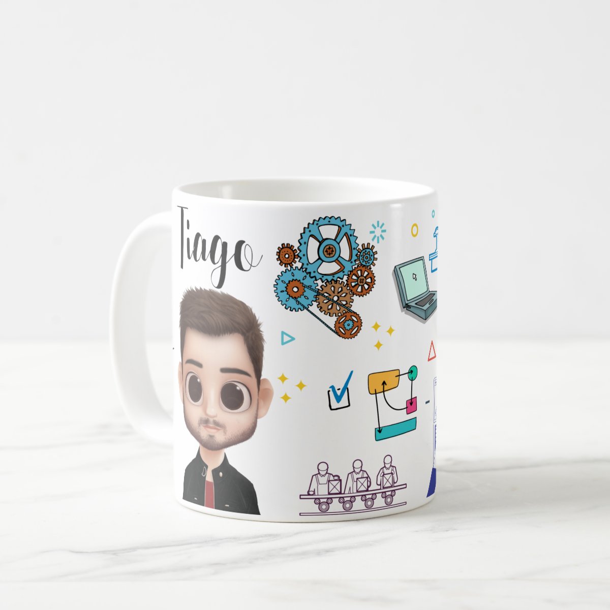 Caneca Personalizada Profissão Engenharia de Produção