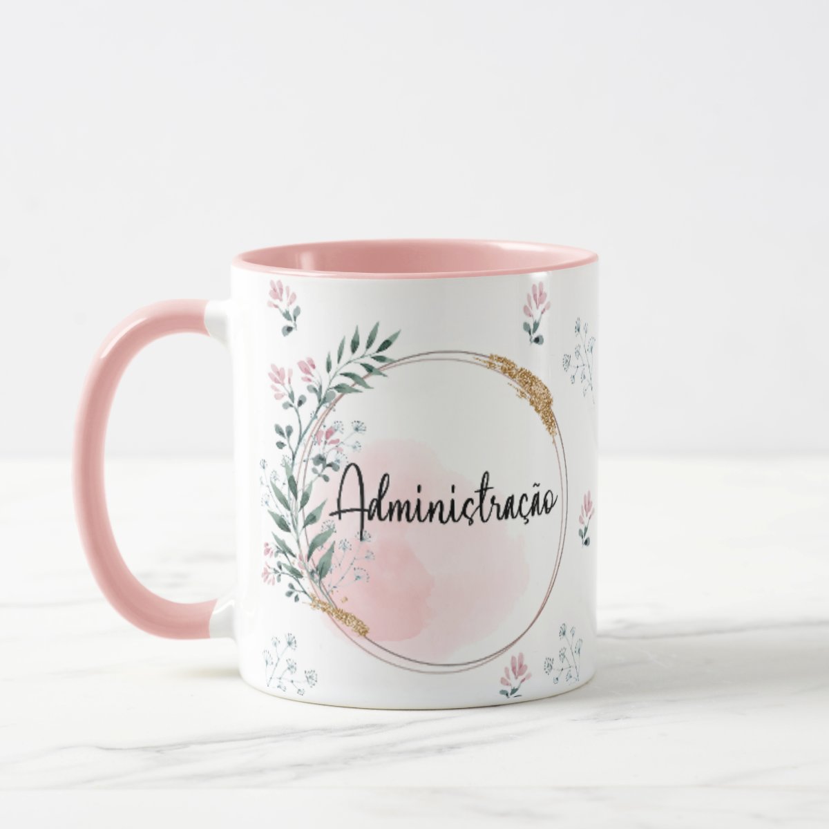 Caneca Feminina Delicada Presente Profissão Administração - Profissões (Administrador(a))