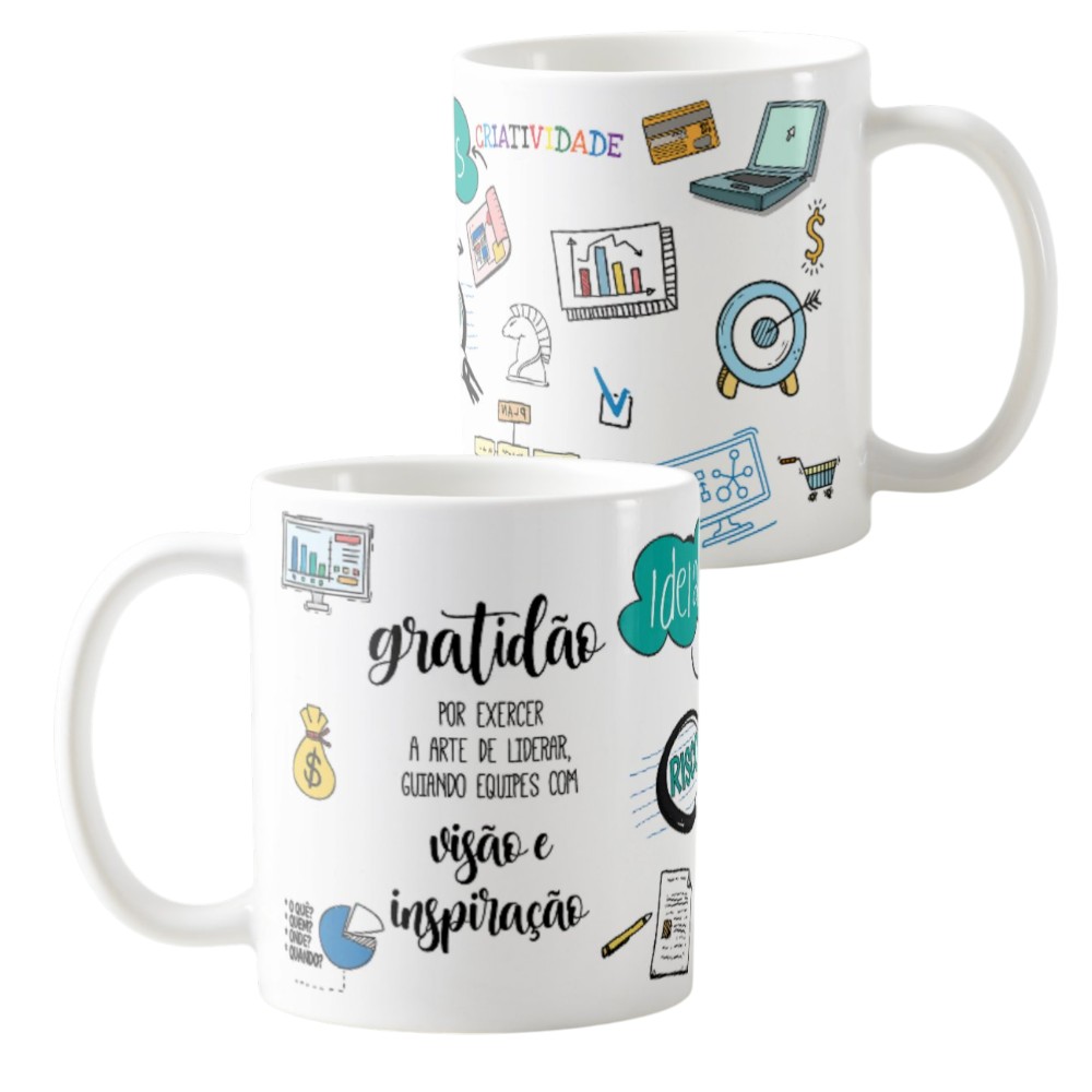 Caneca Profissão Presente Profissionais Gestores Gestão - Profissões (Administrador(a))