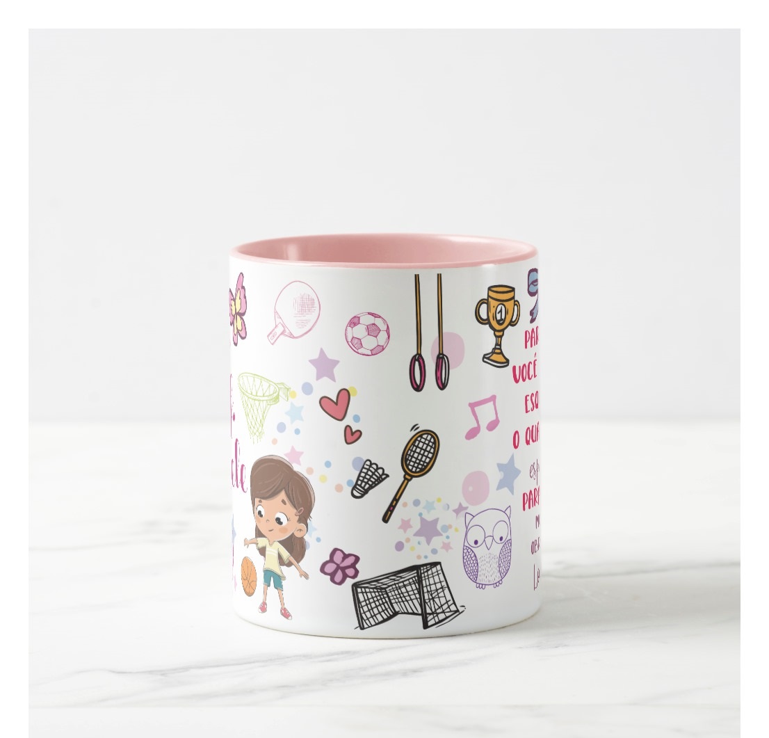 Caneca Presente Professora de Educação Física Agradecimento