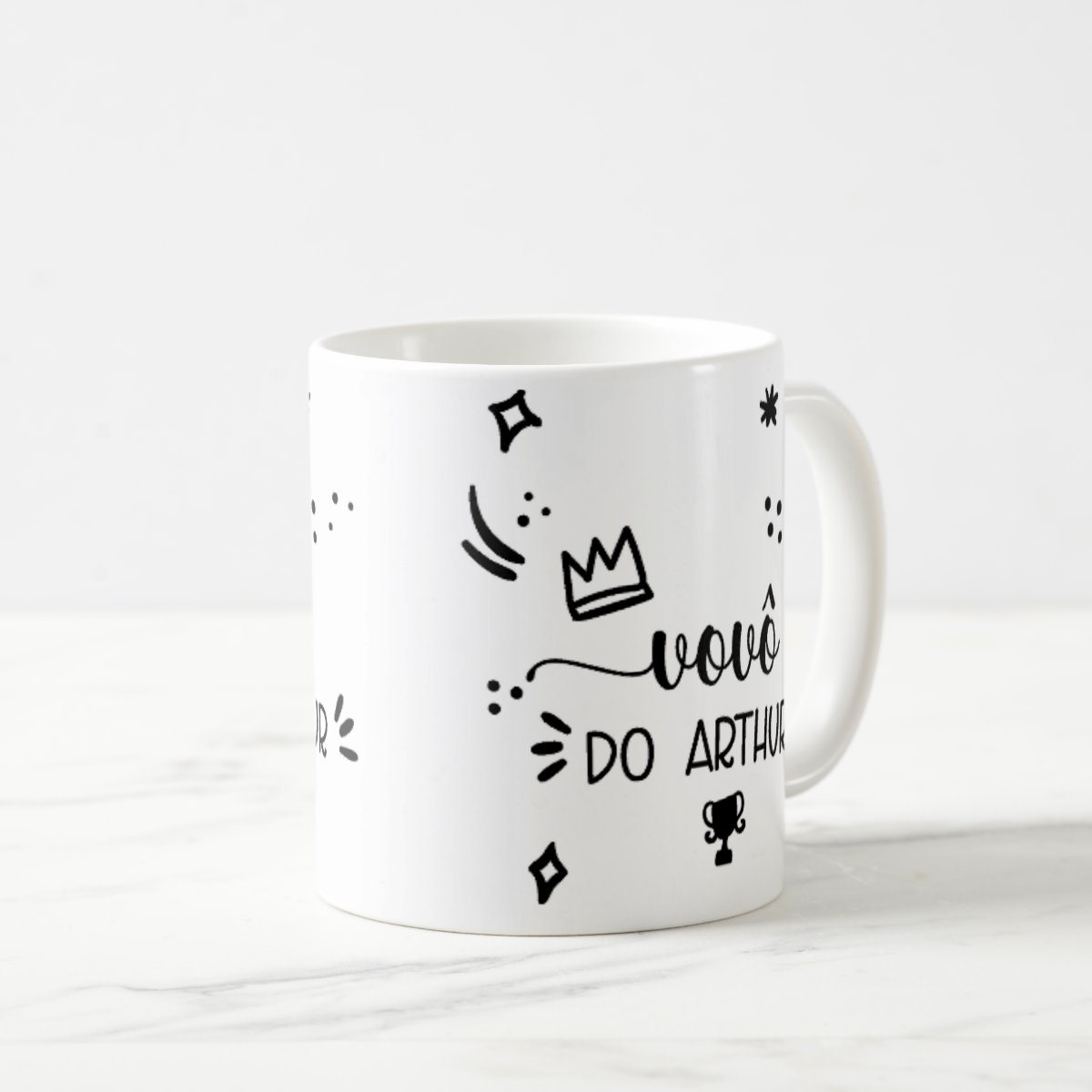Caneca Personalizada Presente Legal com Nome para Vovô Avô