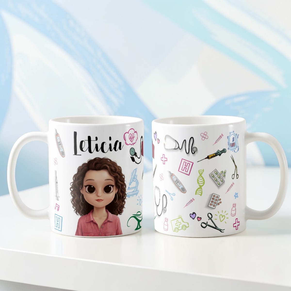 Caneca Enfermagem Formatura Presente Criativo Enfermeira - Profissões (Enfermeiro(a))