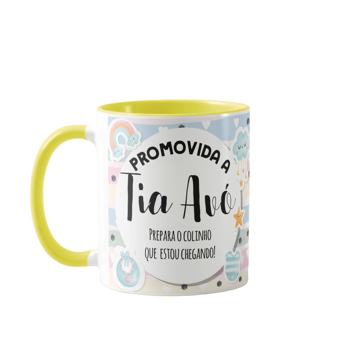 Caneca Anunciar Grávidez Tia Avó Presente Pronta Entrega - Família (Tia Avó)