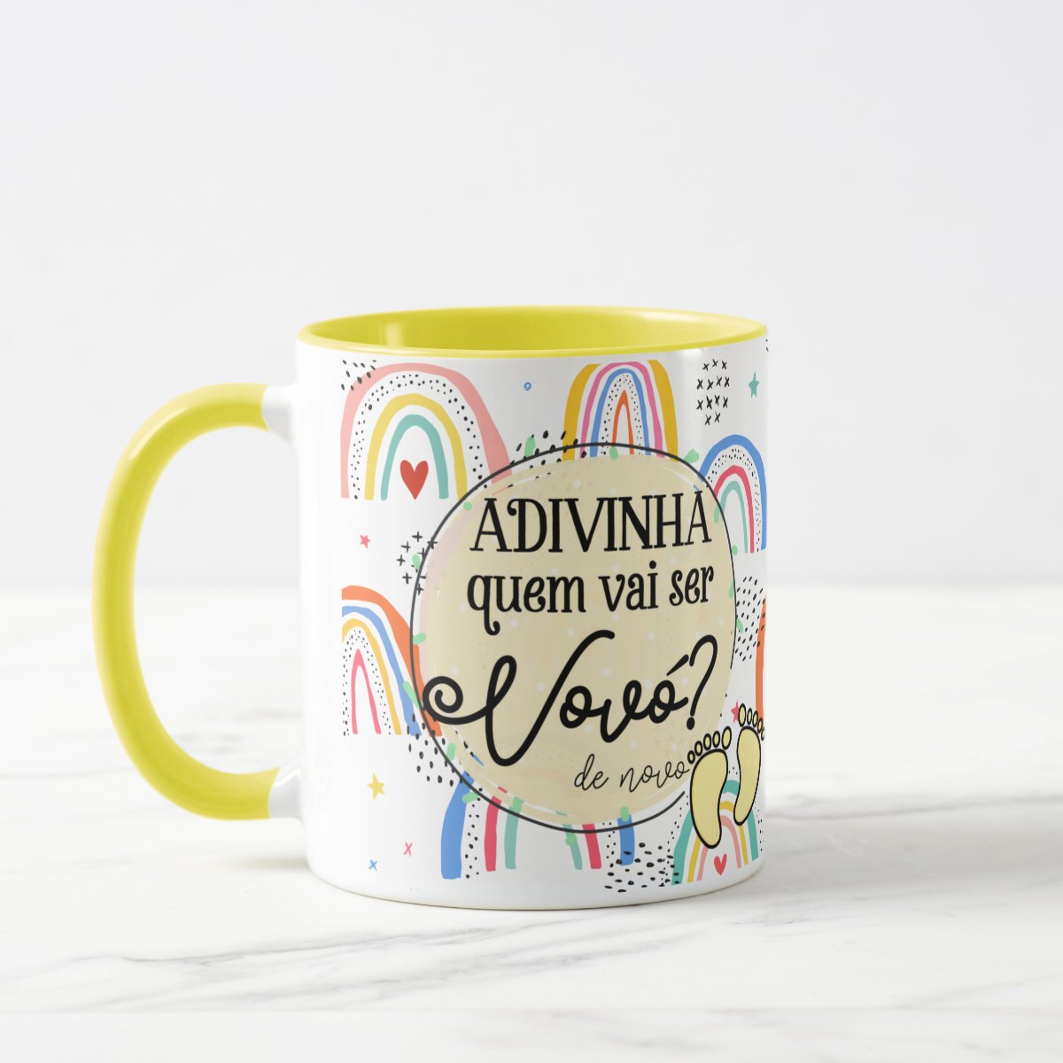 Caneca Presente Para Vovó Revelação De Gravidez