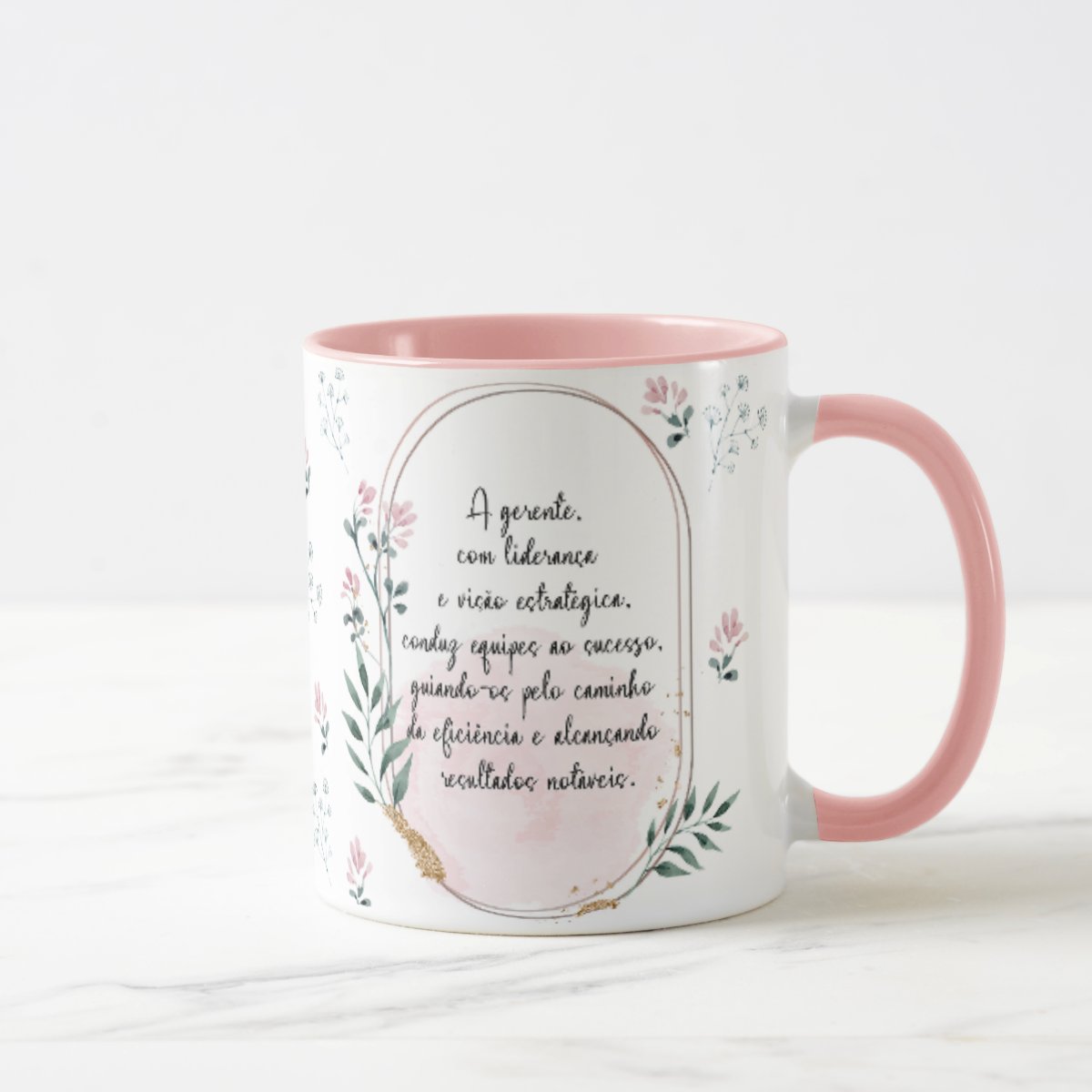 Caneca Feminina Delicada Presente Profissão Gerente - Profissões (Profissão Gerente)