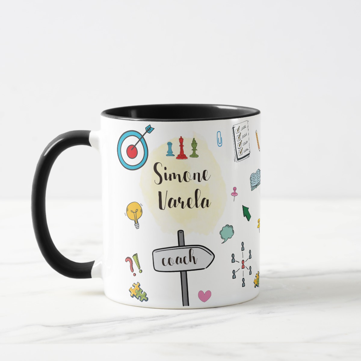 Caneca Personalizada Presente Coaching Profissão Coach - Profissões (Coach)