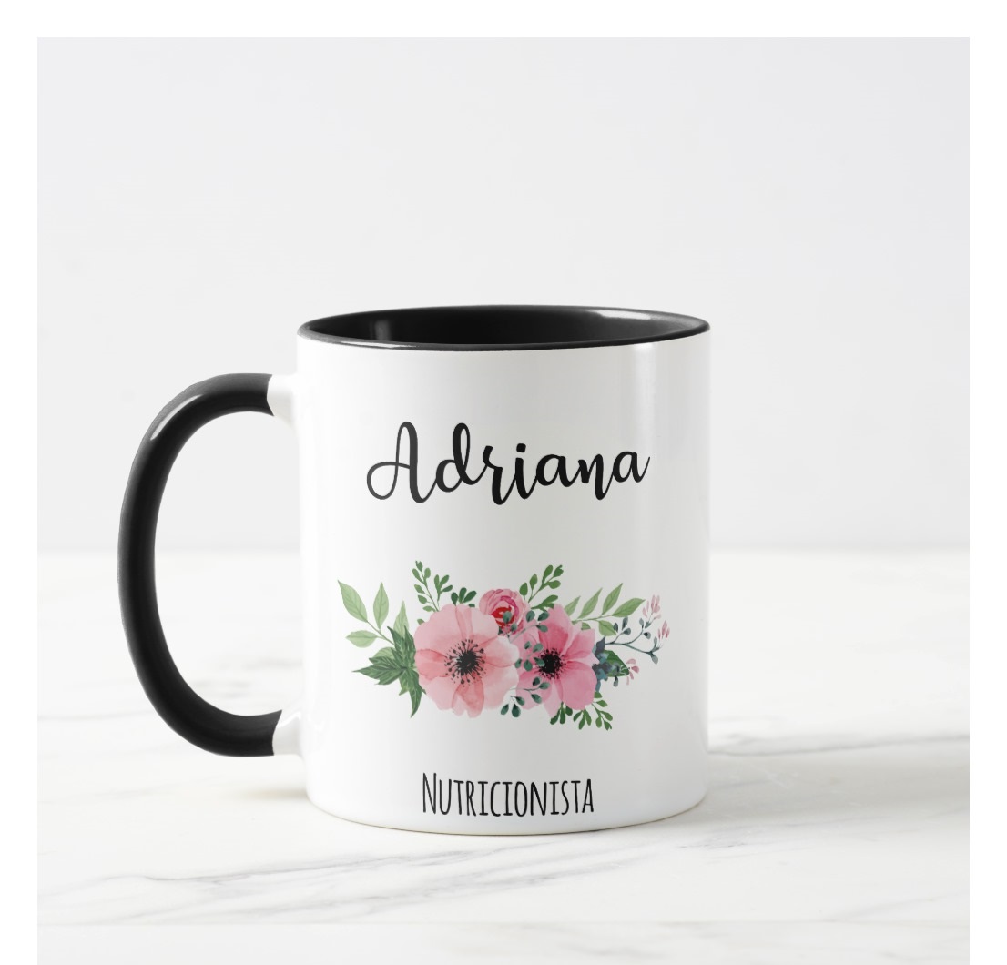 Caneca Personalizada Nutrição Profissão Nutricionista