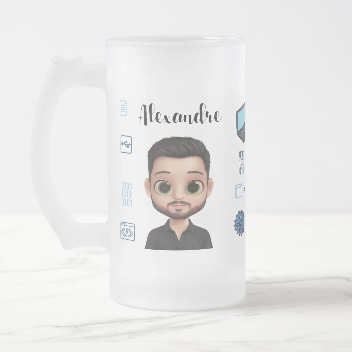 Copo de Cerveja Personalizado Profissão Tecnologia