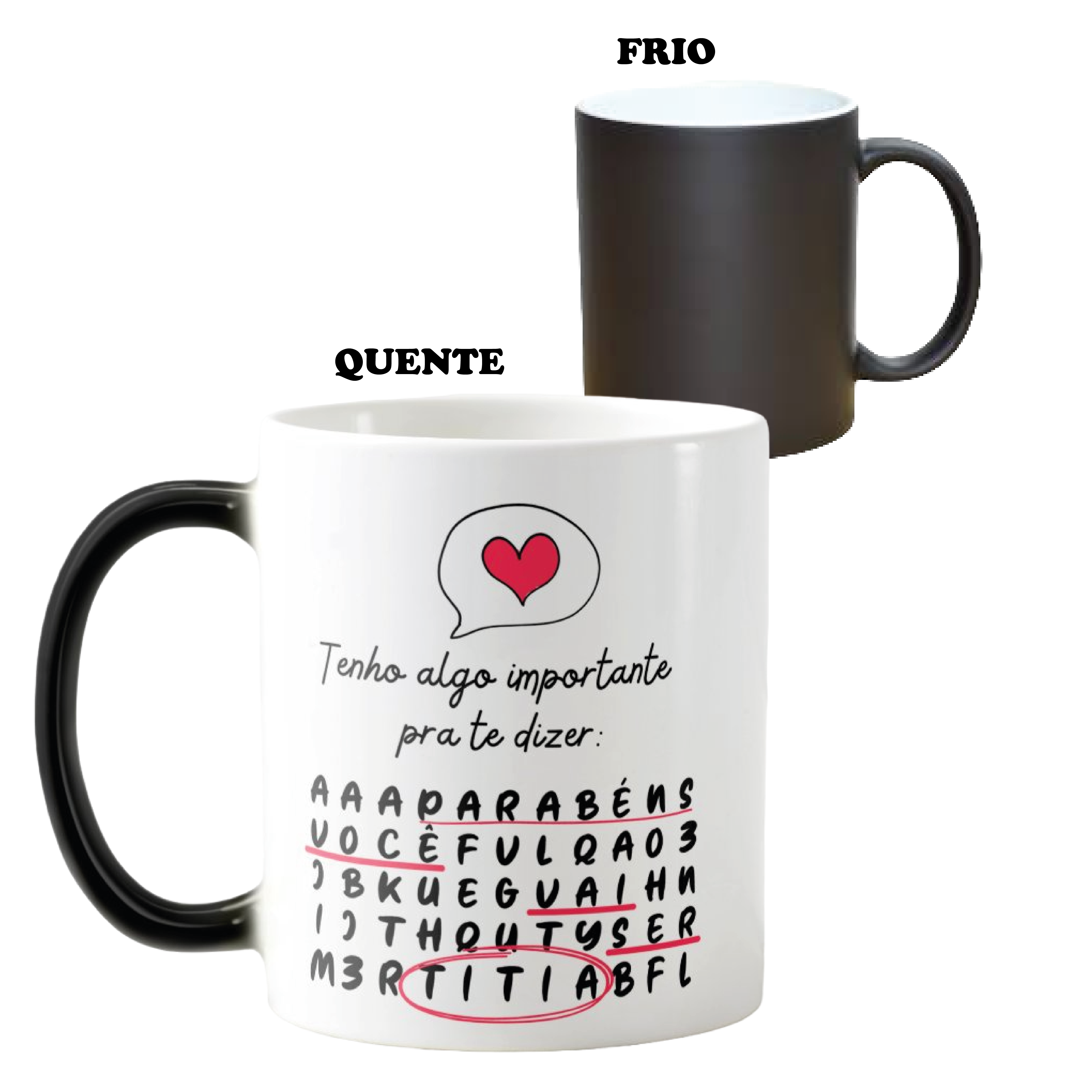 Caneca Presente Criativo para Revelar Gravidez para a Titia - Anúncio de Gravidez (Tia)