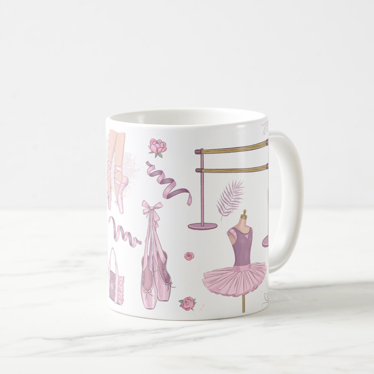 Caneca Personalizada de Lembrancinha para Bailarinas Ballet