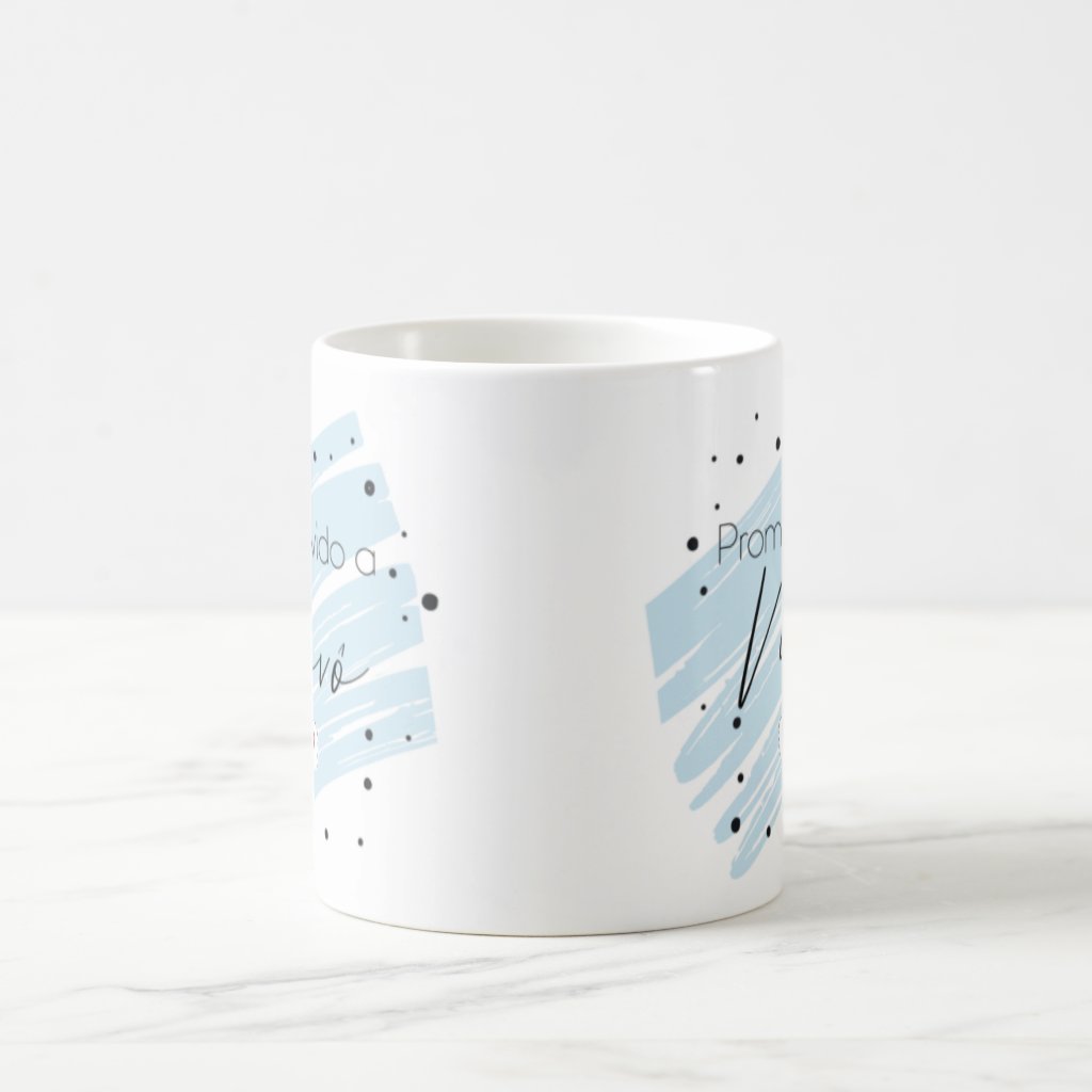 Caneca Presente Revelar Gravidez a Família Promovido Avô