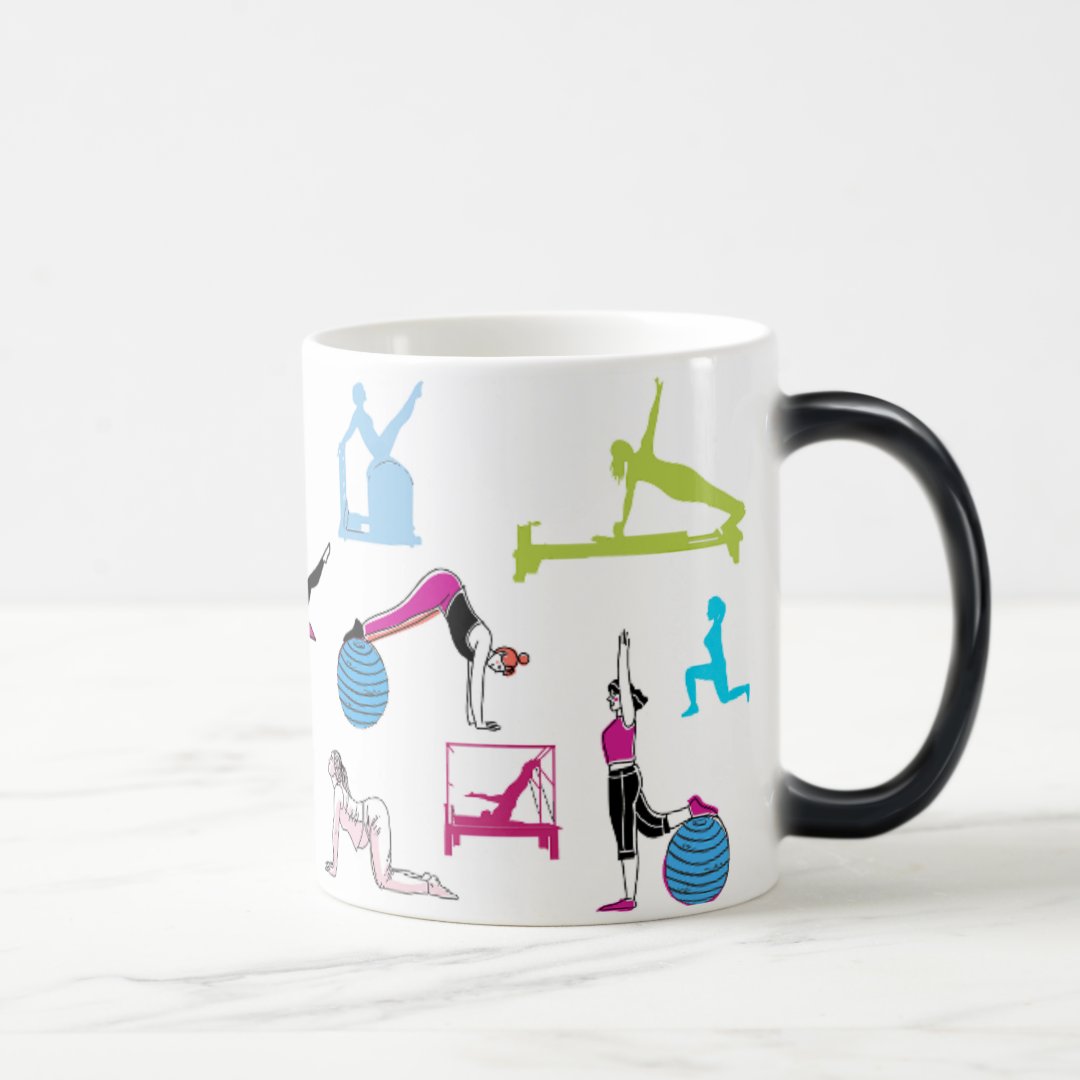 Caneca Mágica Personalizada com Nome Professor de Pilates