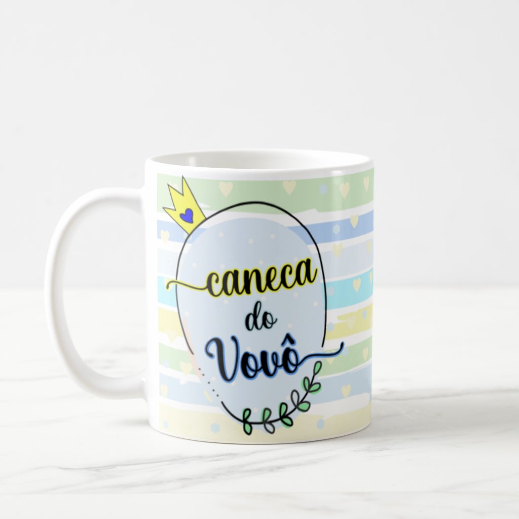 Caneca do Vovô Presente Especial para Aniversário do Avô - Família (Avó/Avô)