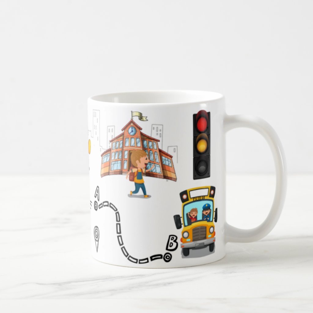 Caneca Presente Personalizado para Motorista Escolar