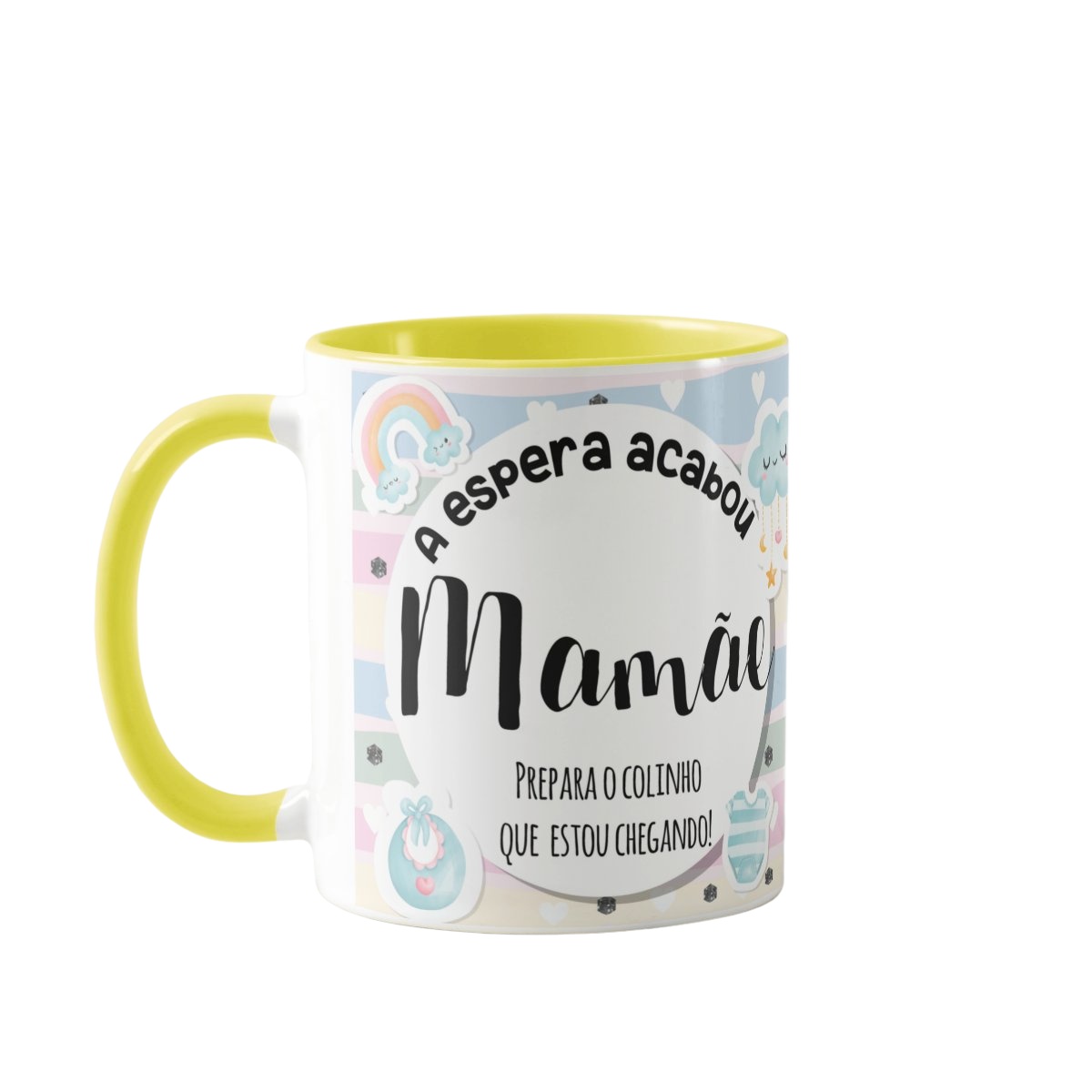 Caneca Personalizada de Anúncio de Gravidez para Gestantes