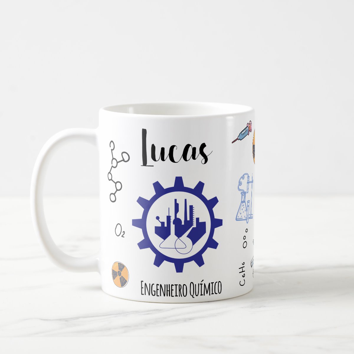 Caneca Profissão Engenharia Presente Engenheiro Químico