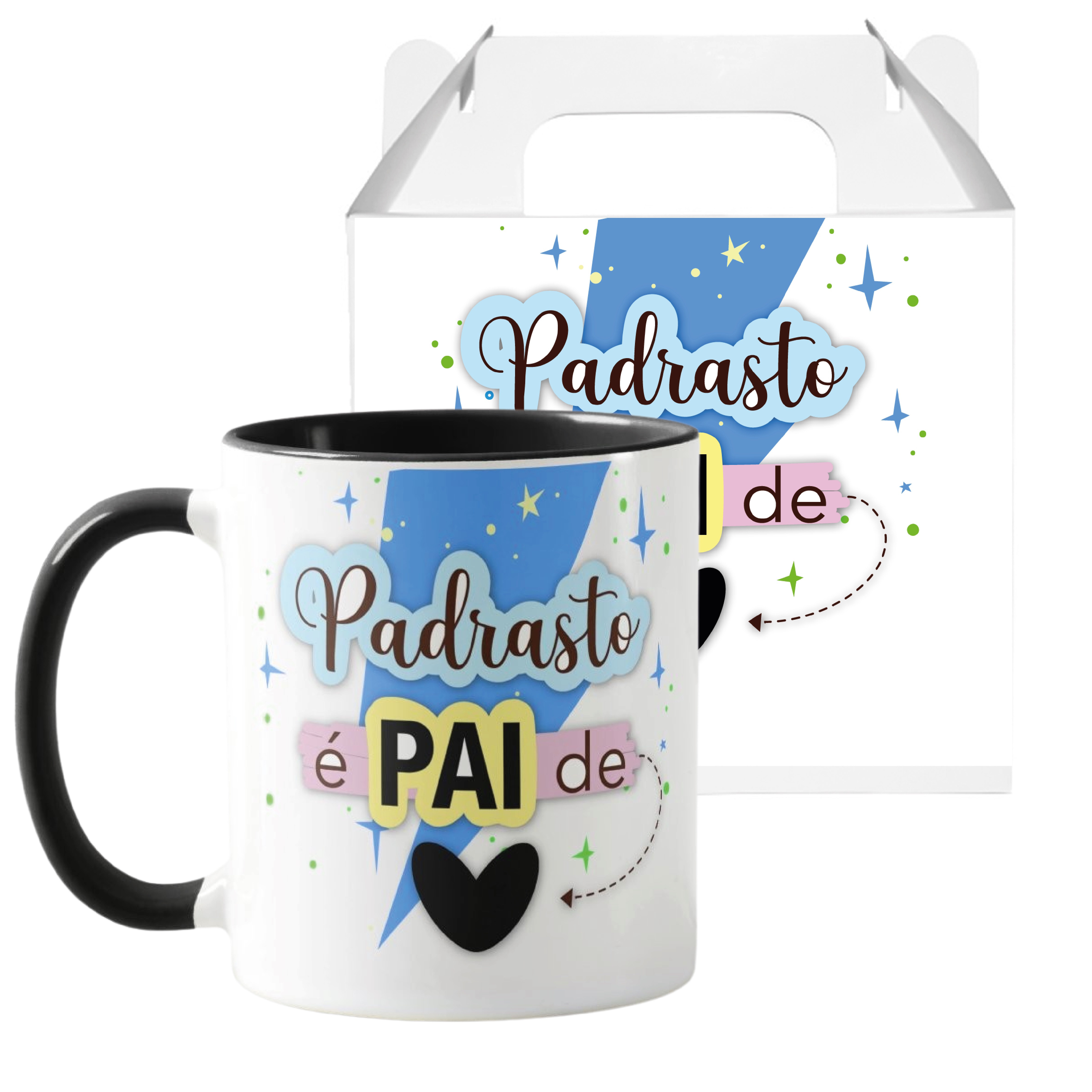 Caneca Personalizada Presente para Padrasto - Família (Padrasto)