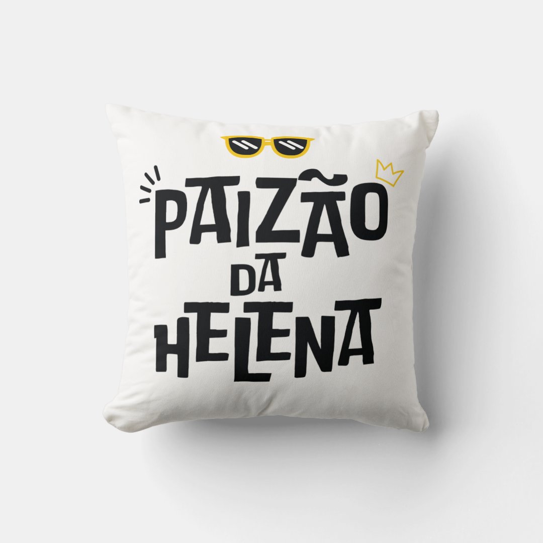 Almofada Personalizada Presente Paizão com Nome Família Pai