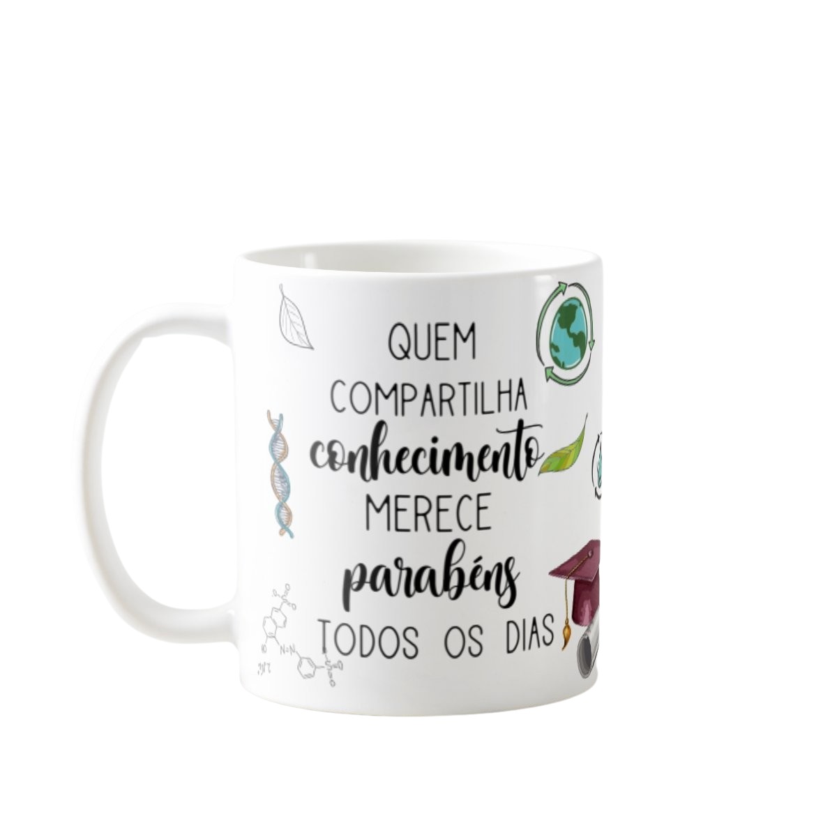 Caneca Presente Dia Dos Professores Professora Biologia - Dia dos Professores (Professor(a))