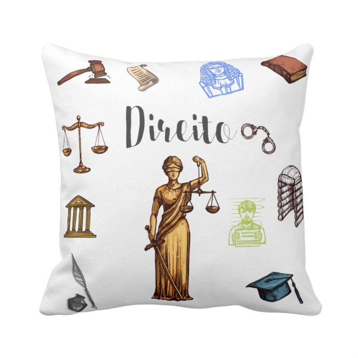 Almofada Decorativa Personalizada Profissão Direito - Profissões (Advogado(a))