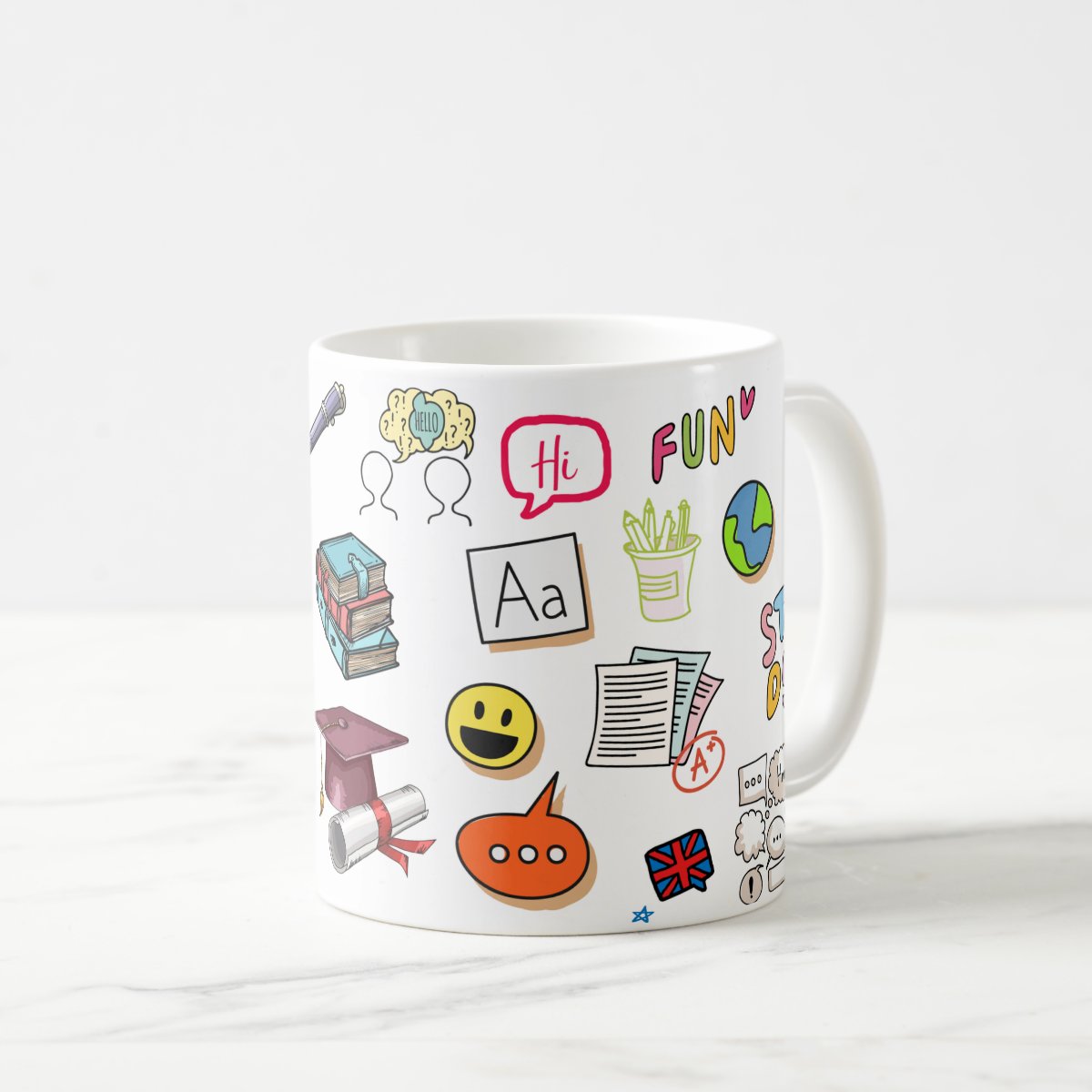 Caneca Personalizada Nome Professora de Inglês Teacher Dia dos Professores