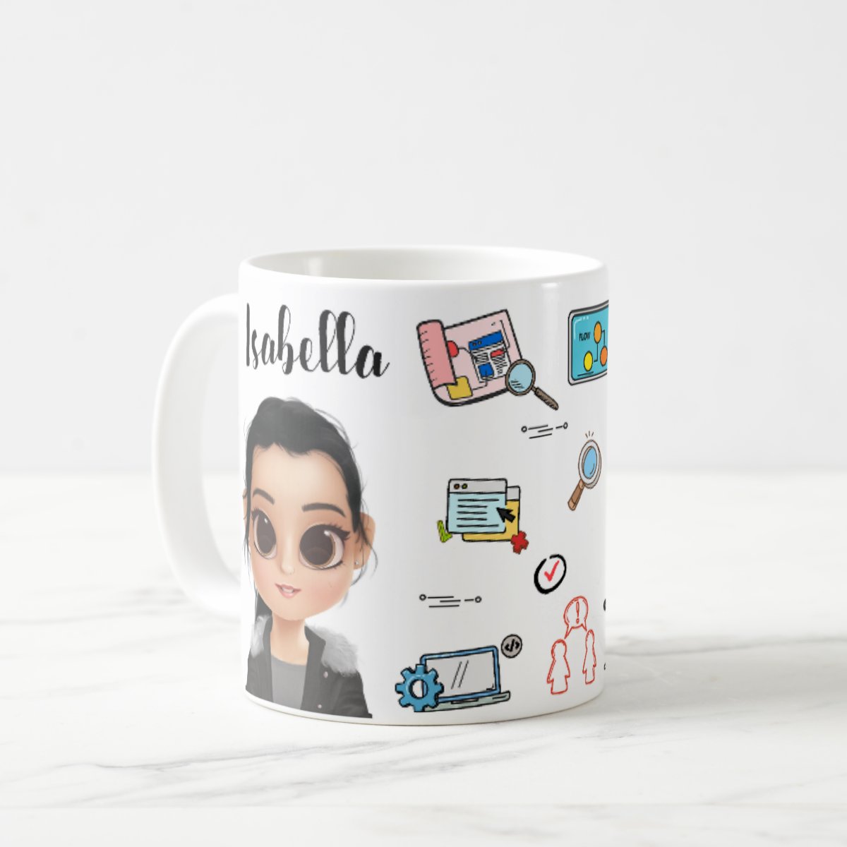 Caneca Personalizada Presente Equipe de Qualidade Ti