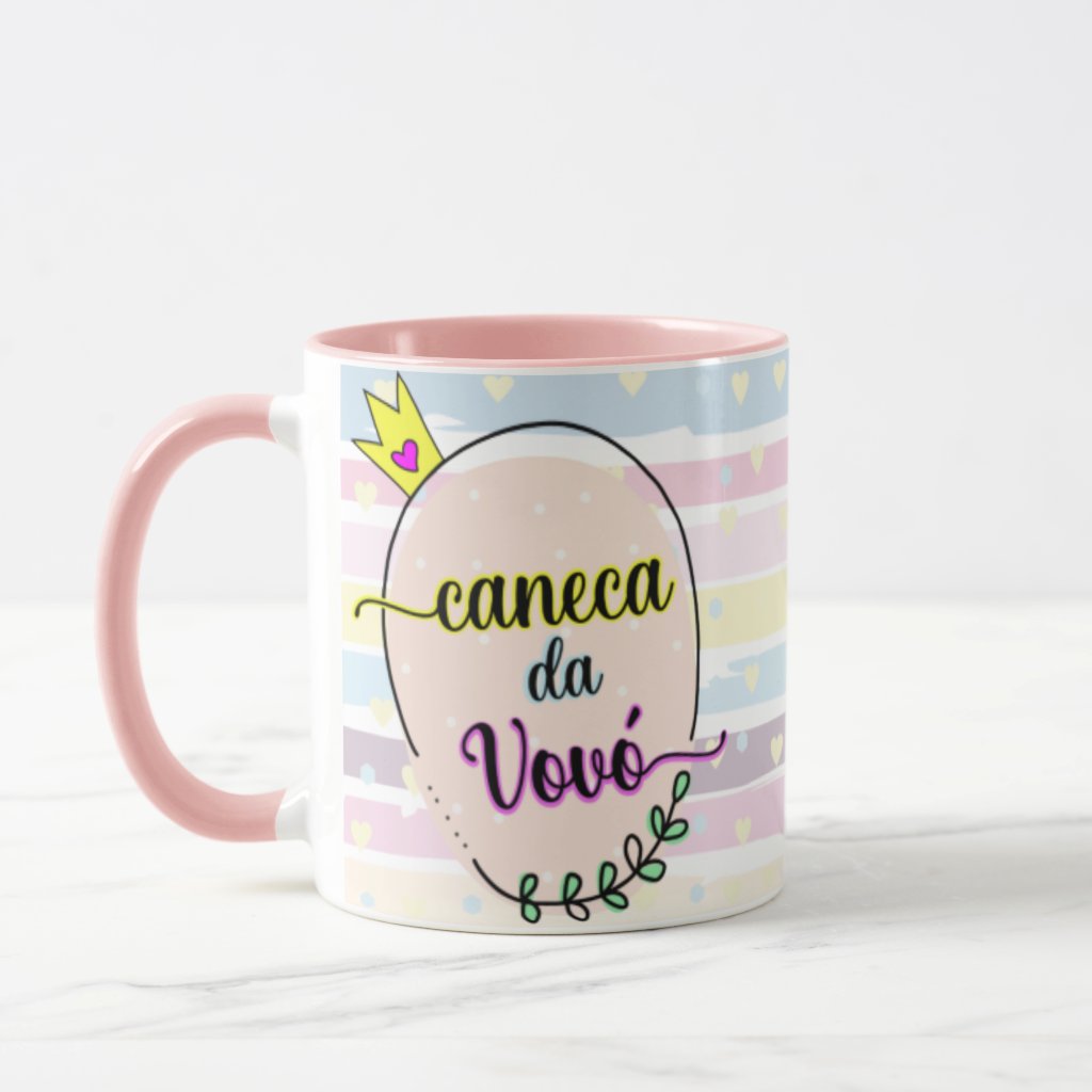 Caneca da Vovó Presente Especial Aniversário Avó - Família (Avó/Avô)