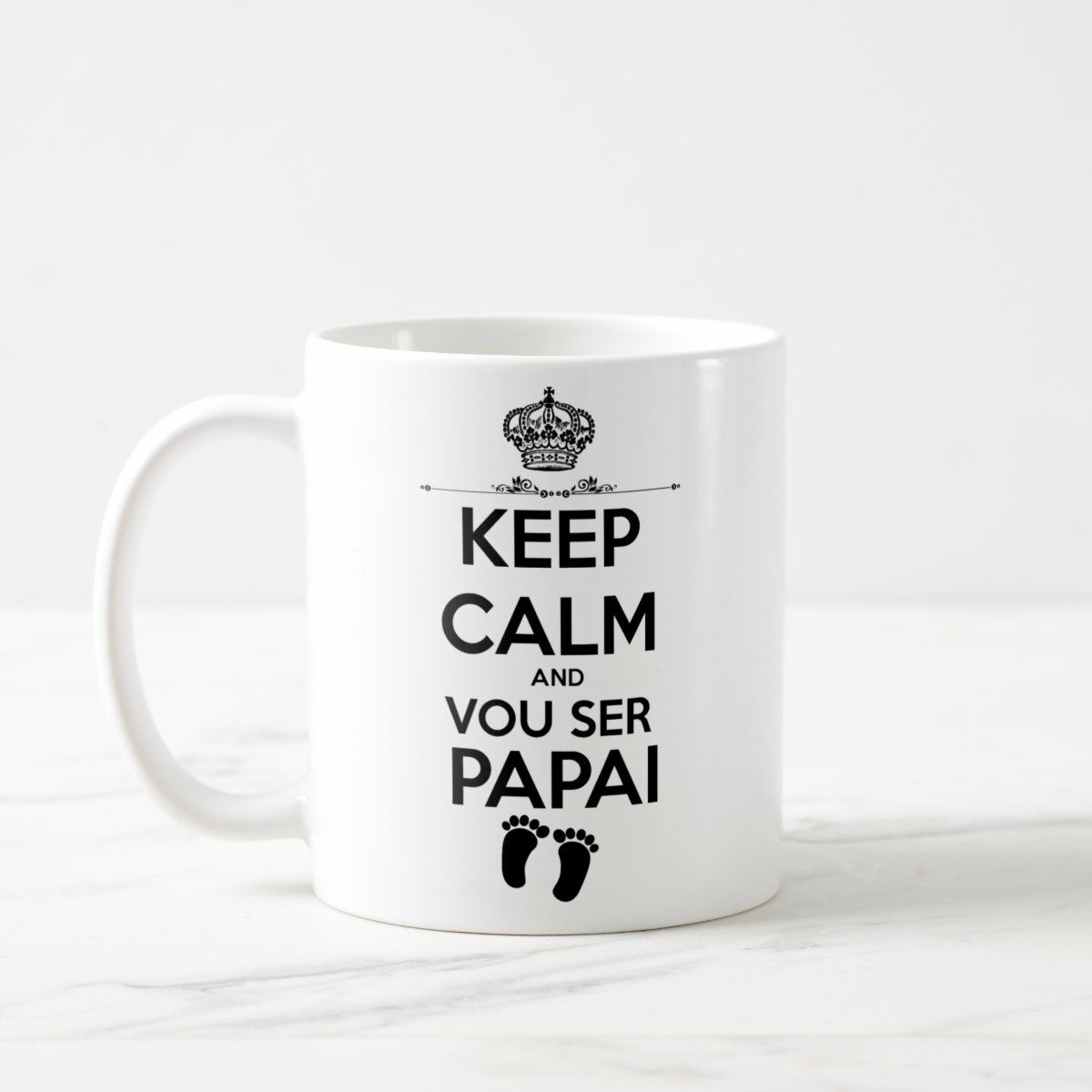 Caneca Surpresa de Revelação de Gravidez para o Futuro Papai - Anúncio de Gravidez (Pai)