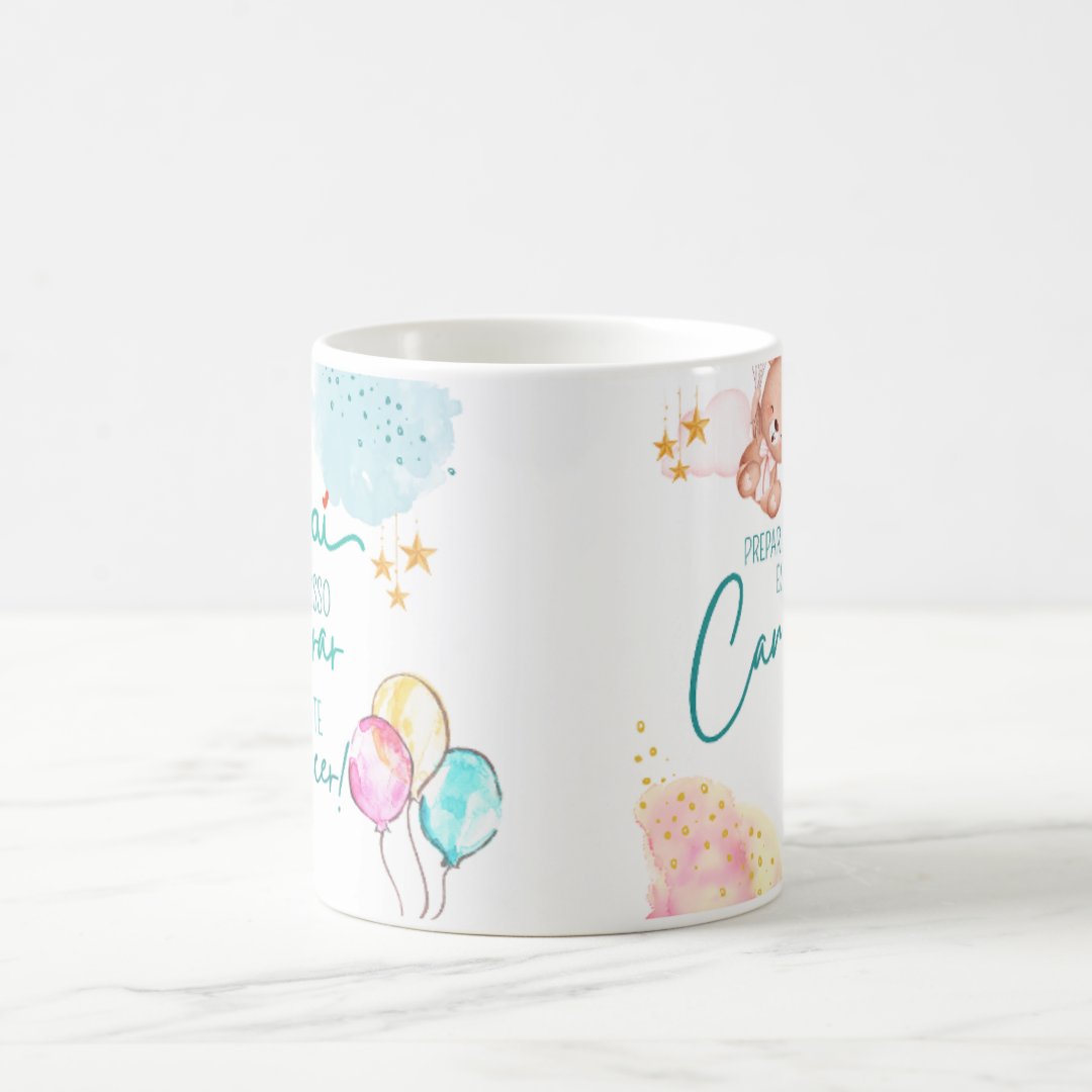 Caneca Personalizada para Revelar Gravidez Vou Ser Papai