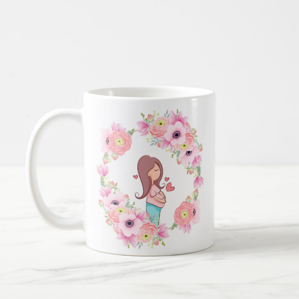 Conjunto Garrafa Térmica e Caneca Grávida Melhor Mãe