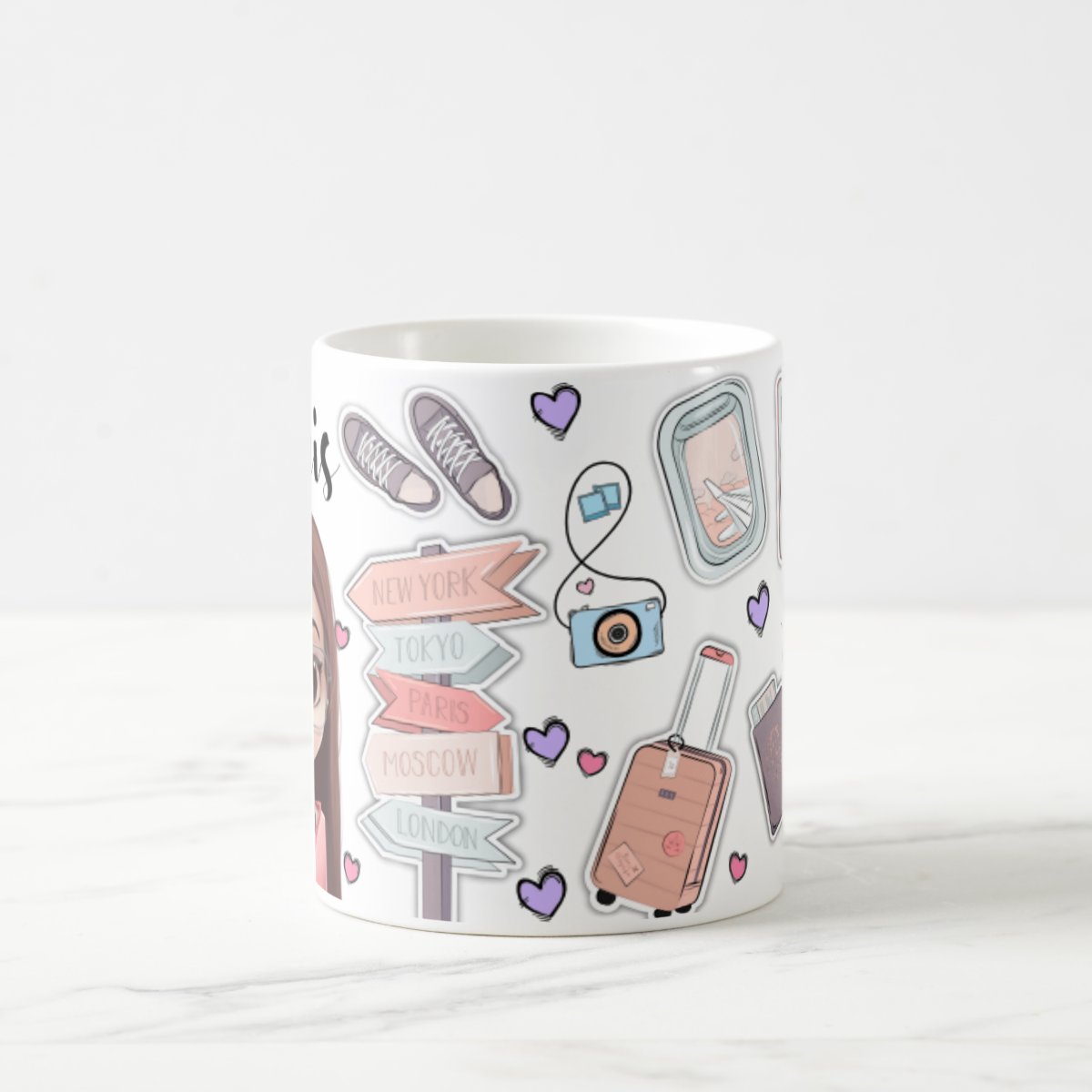 Caneca Presente Guia Turístico Personalizada Viagem Turismo