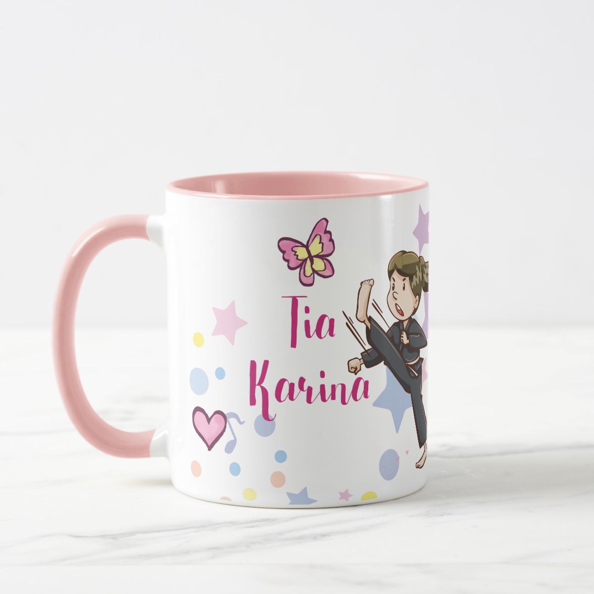 Caneca Professora de Kung Fu com Agradecimento