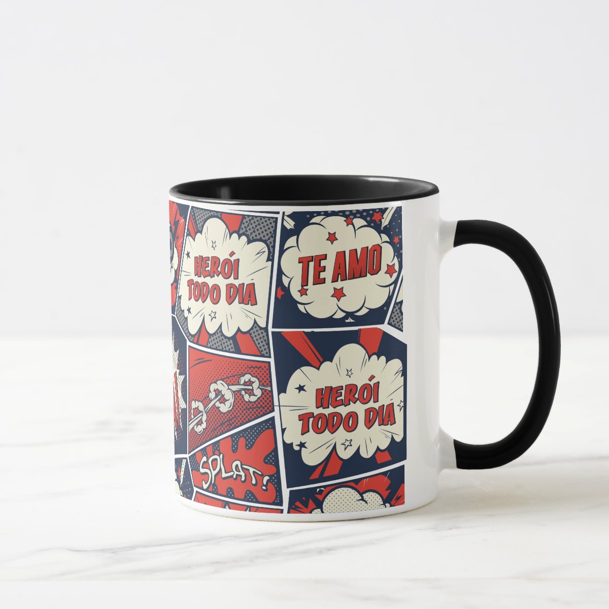 Caneca Super Pai Personalizada com Nome dos FIlhos