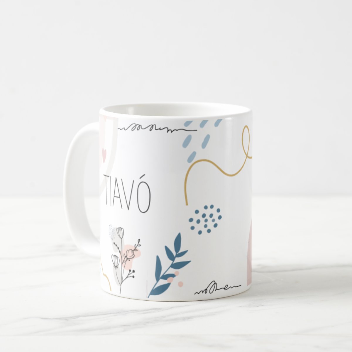 Caneca Delicada Presente Especial Personalizado para Tiavó