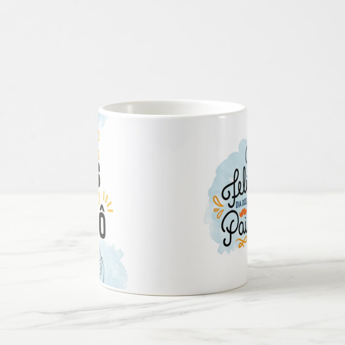 Caneca Personalizada Família Primeiro Dia dos Pais Como Vovô