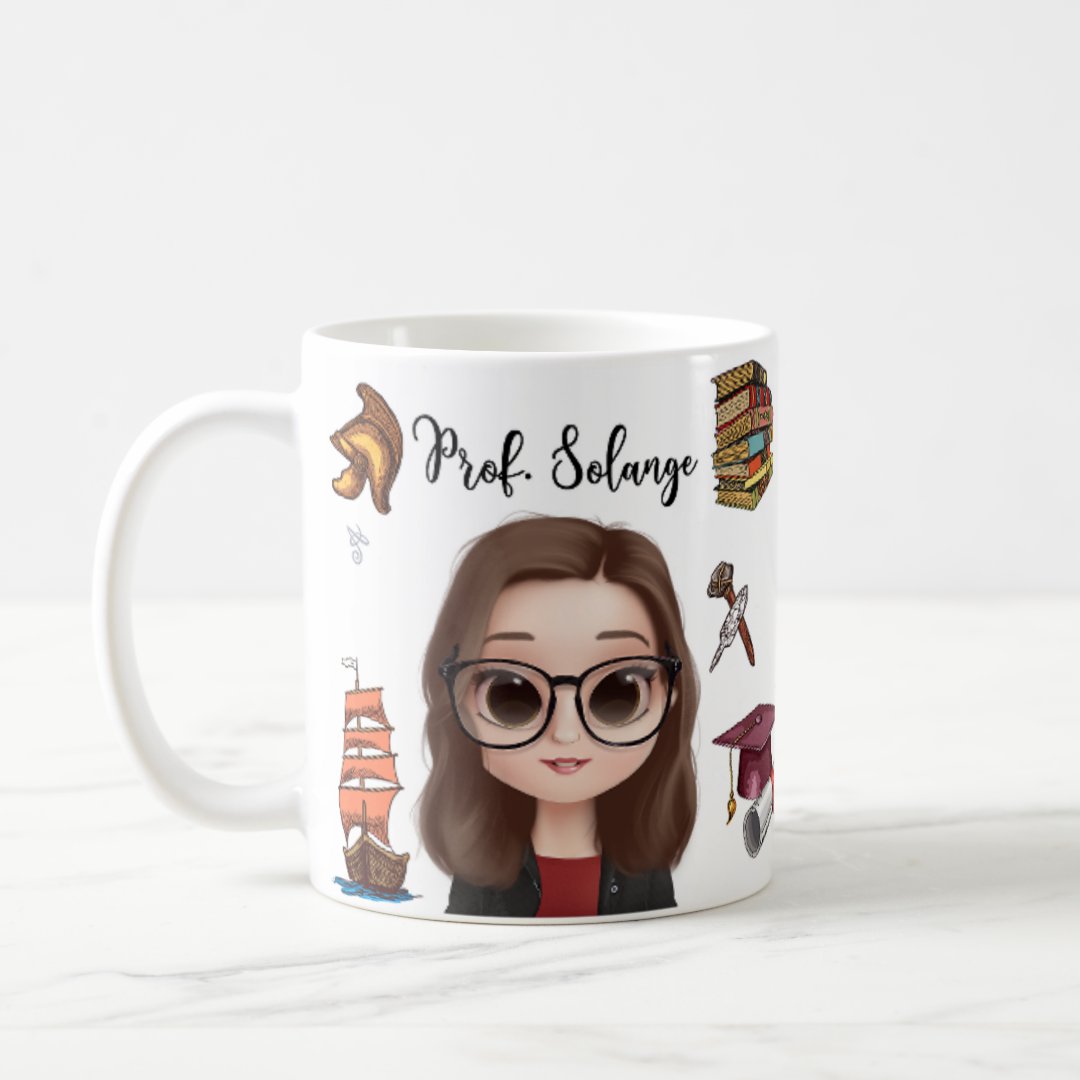 Caneca Personalizada Presente para Professor de História - Dia dos Professores (História)
