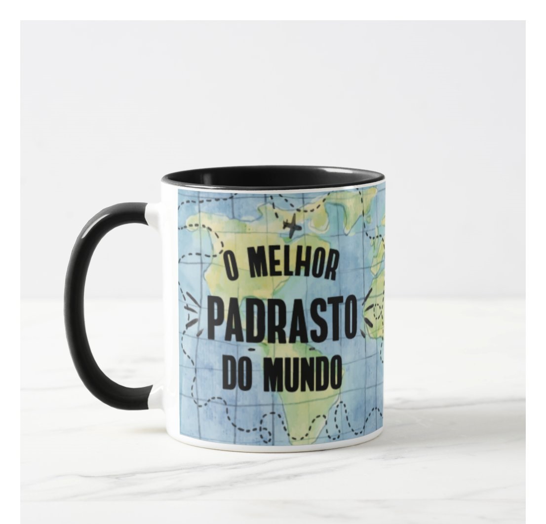 Caneca Melhor Padrasto do Mundo - Família (Padrasto)