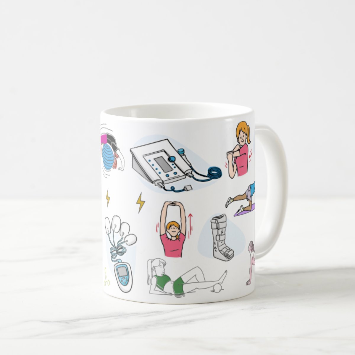 Caneca Personalizada Profissão Fisioterapia Fisioterapeutas