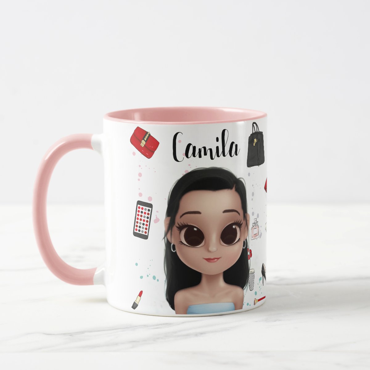 Caneca Femininar Presente Criativo Mulher Estilosa Moda - Profissões (Mulher)
