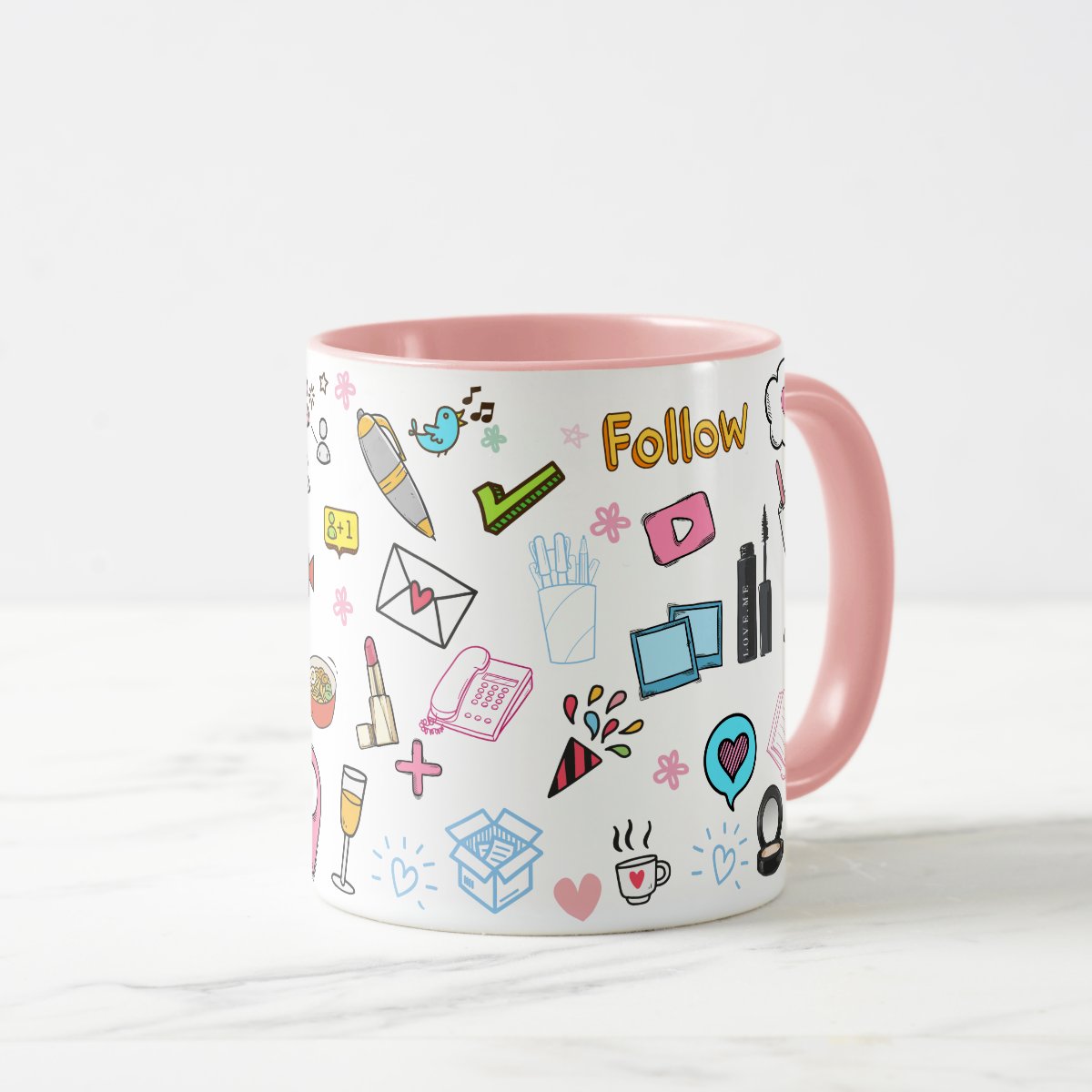 Caneca Influencer Presente Criativo Mulher Blogueira Social