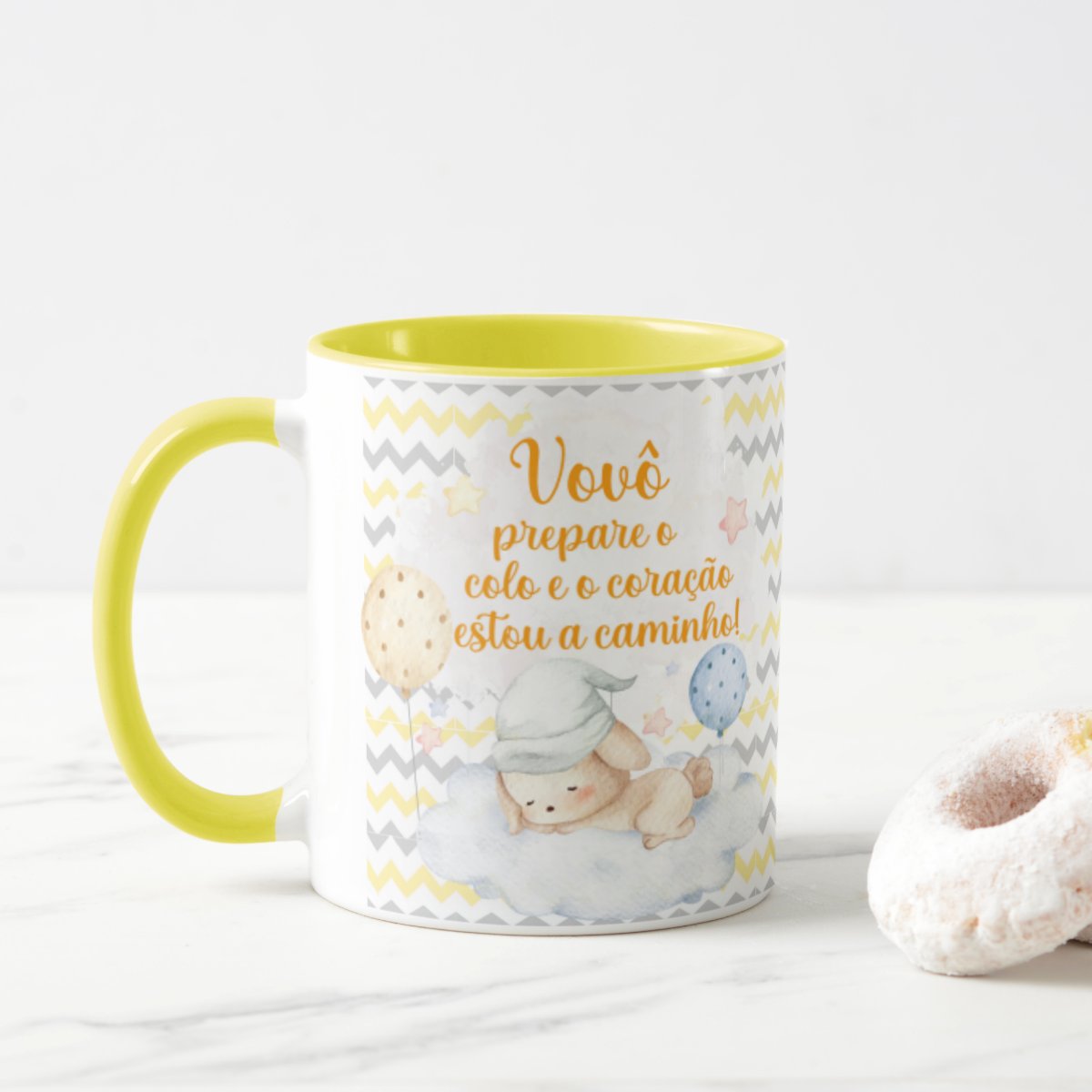 Caneca Presente Criativo Anunciar Gravidez Família - Vovô