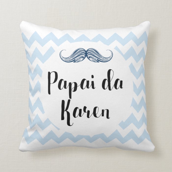 Kit 2 Almofadas Presente Familia Papai e Mamãe com Nomes