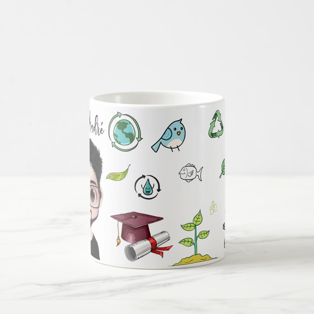 Caneca Personalizada para Professor de Biologia Biólogo