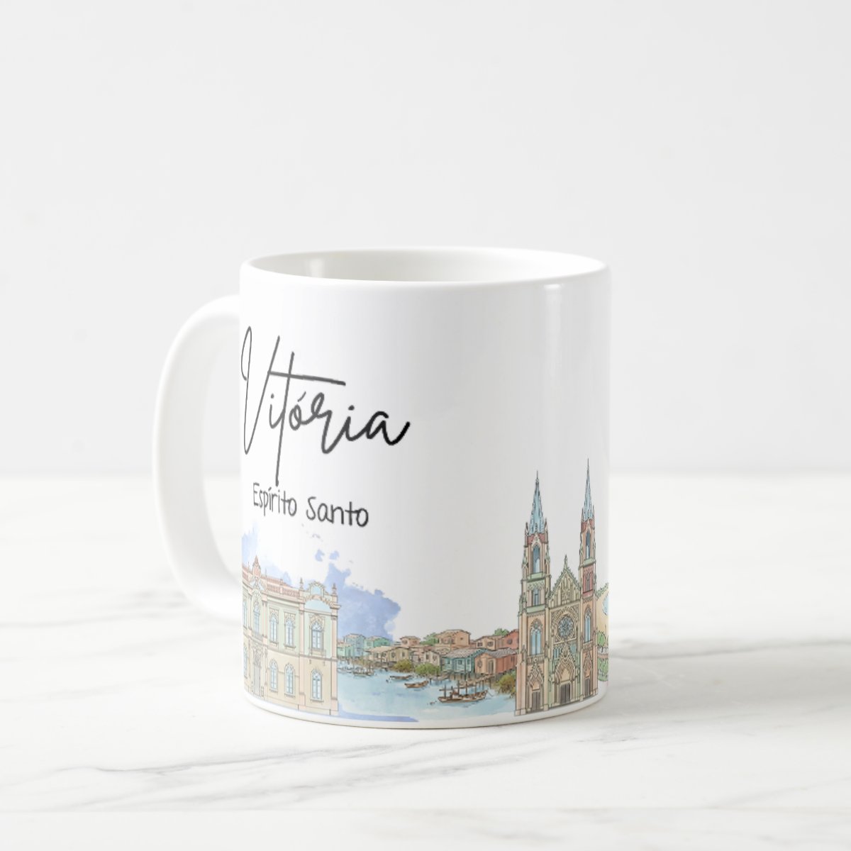 Caneca Personalizada Espirito Santo Lembrança Cidade Vitória
