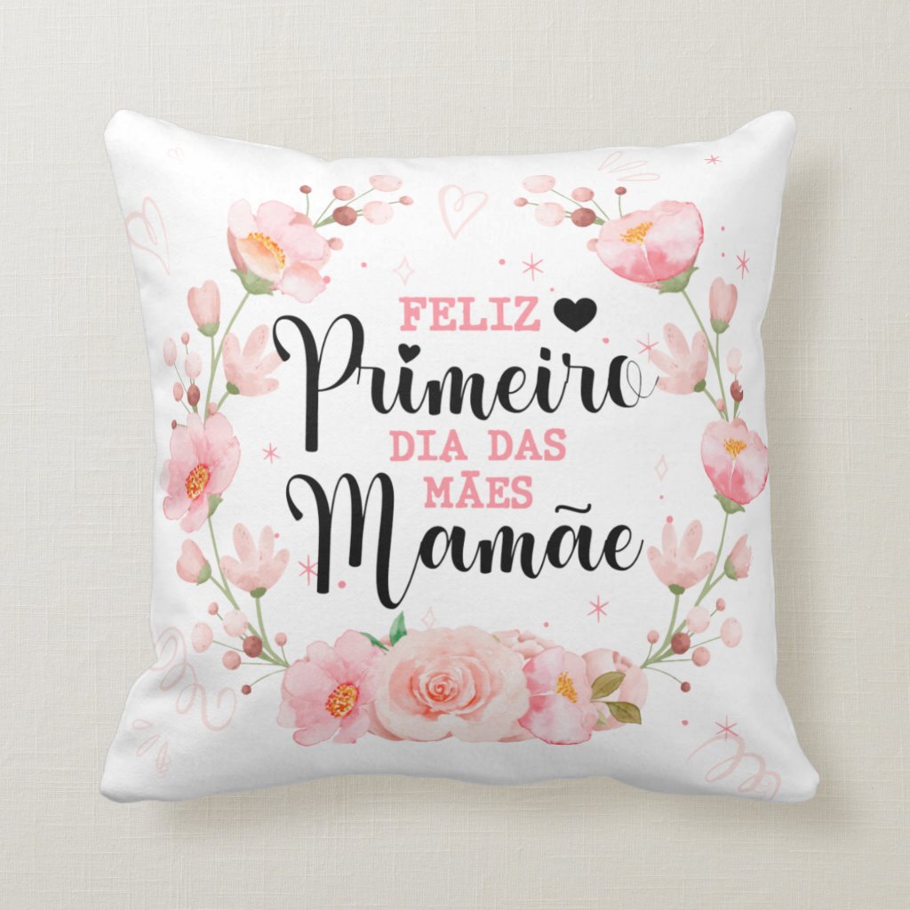 Almofada Presente Criativo Para Mamãe De Primeira Viagem - Família (Mãe)