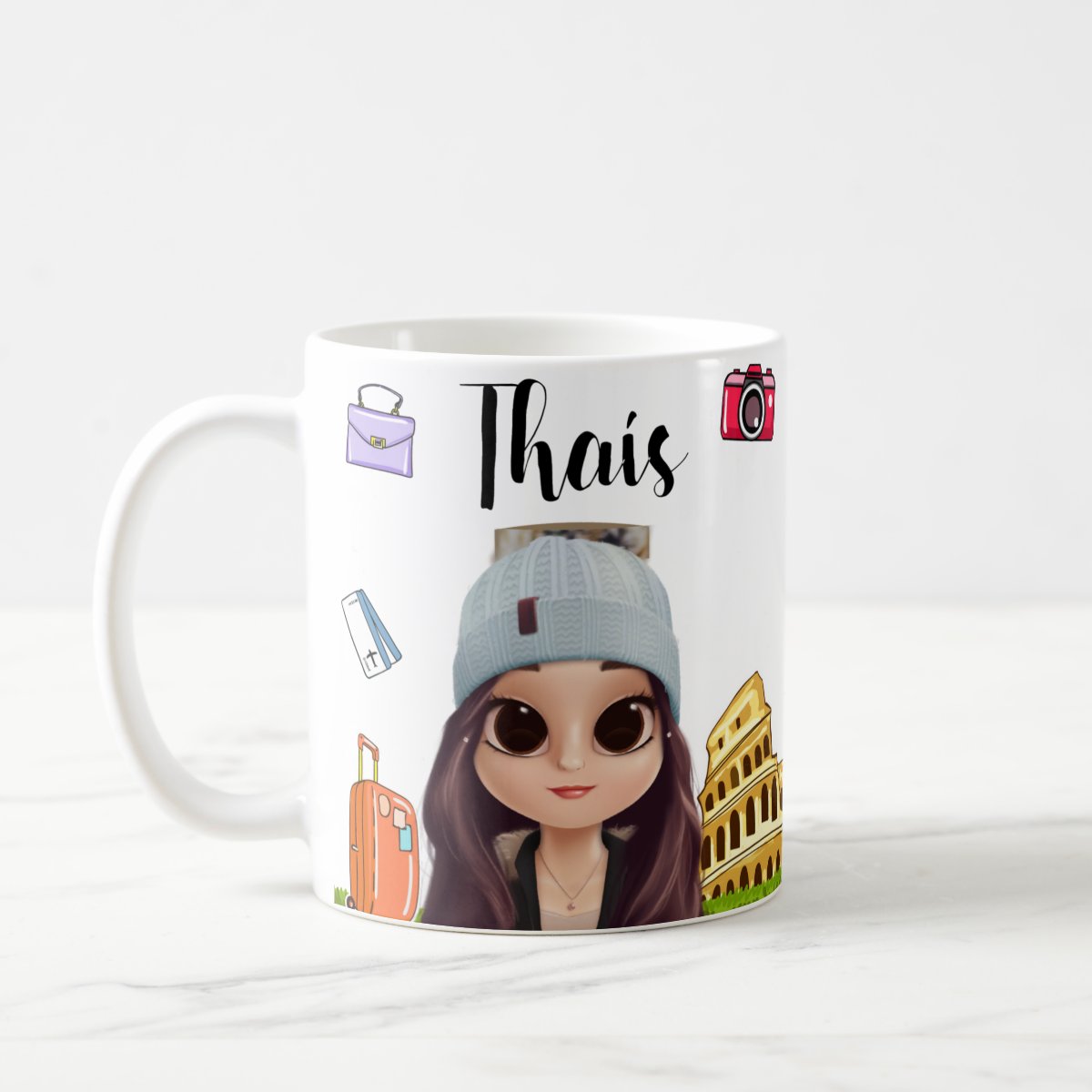 Caneca Personalizada Viagem Pela Europa