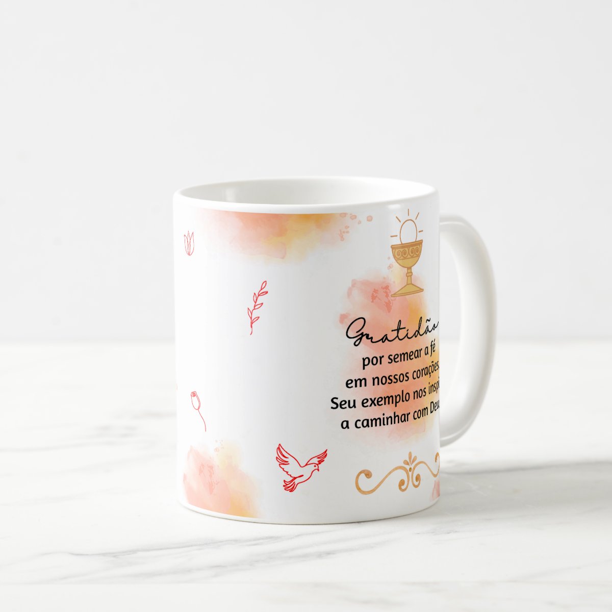 Caneca Cerâmica Catequista Presente Crismando Católica
