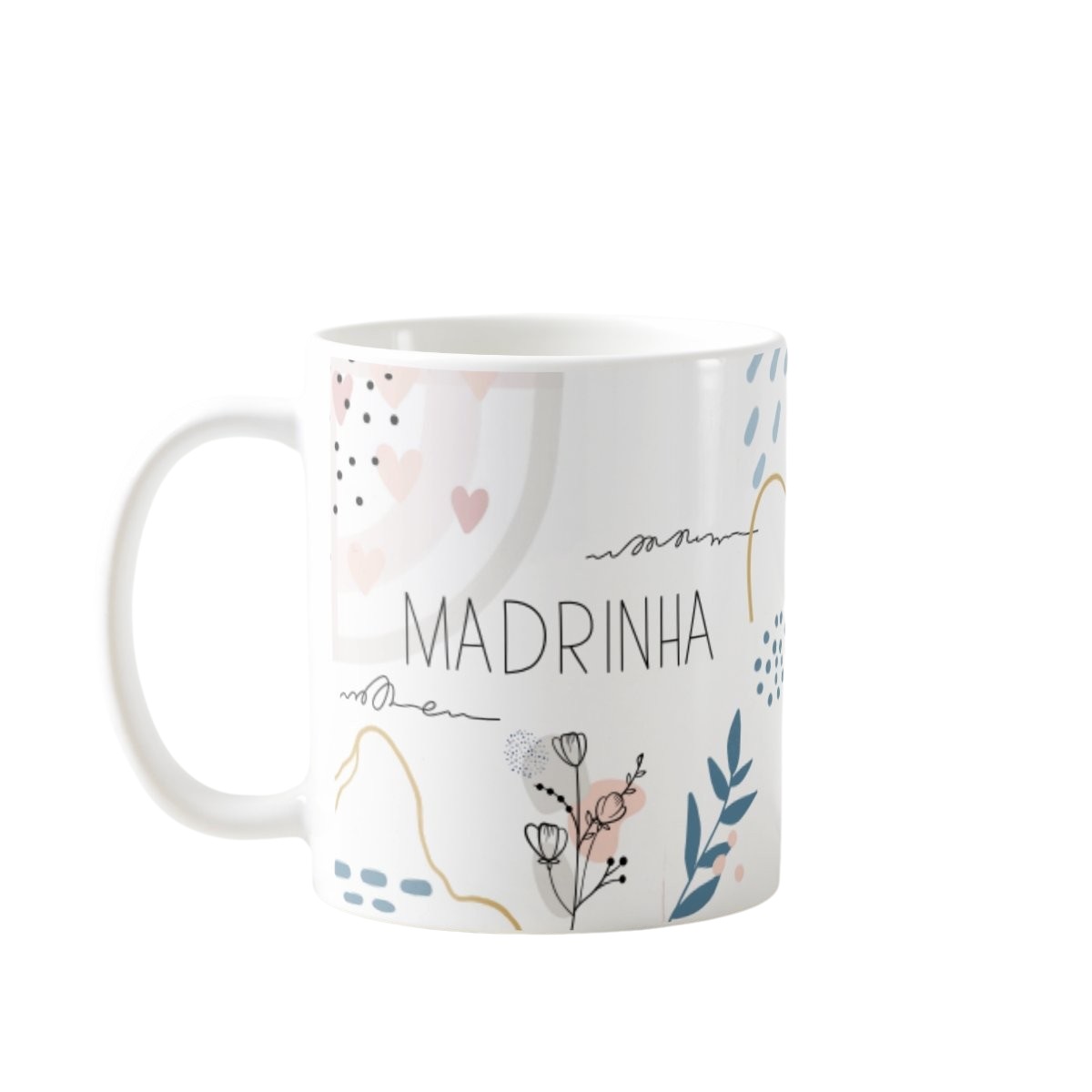 Caneca Presente para Madrinha Batizado Crisma Casamento - Casamento (Madrinhas)