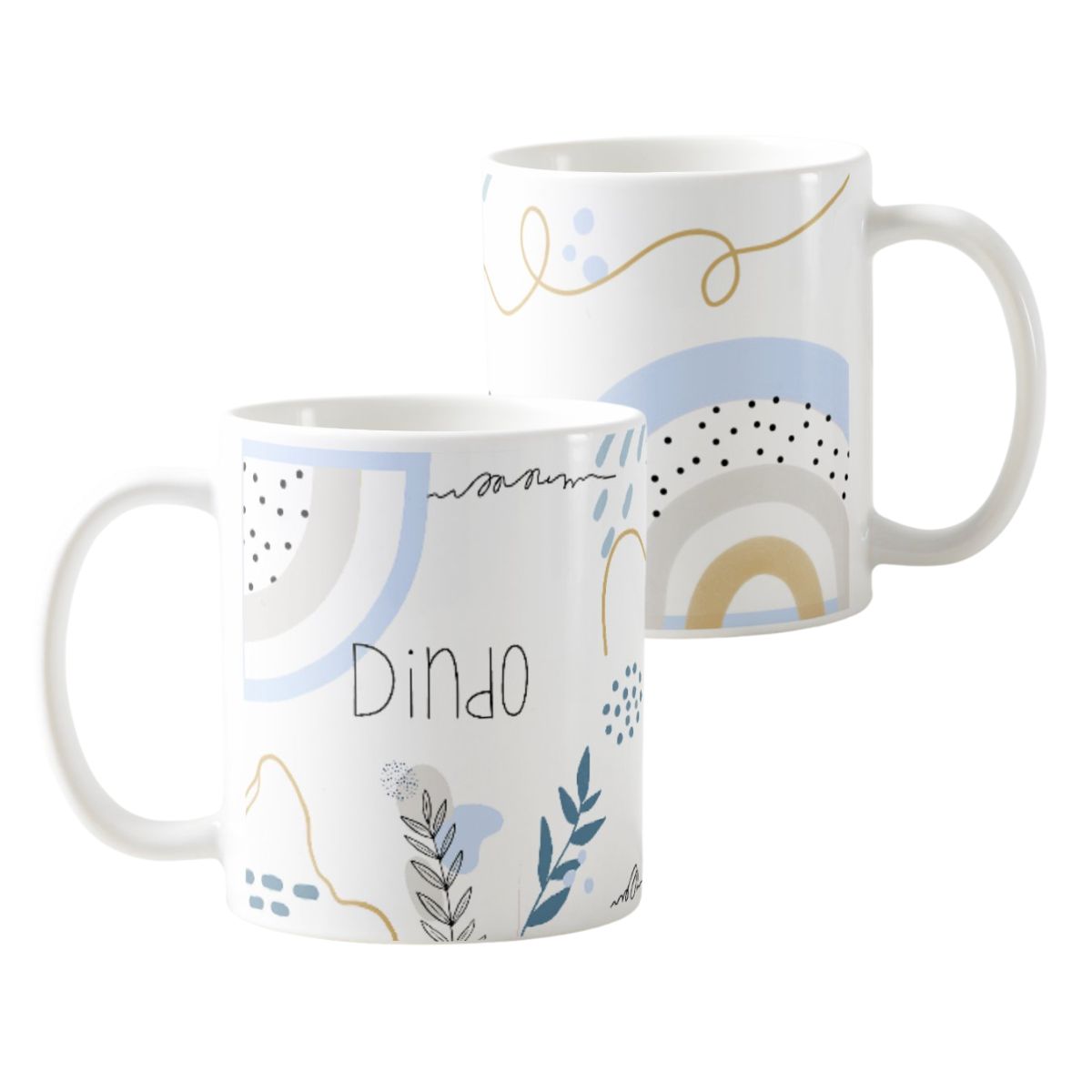 Kit Presente Moderno Especial Dindo e Dinda Minimalista